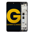 LCD-Display mit Rahmen für Motorola Moto G 5G Generalüberholt Volcanic Gray