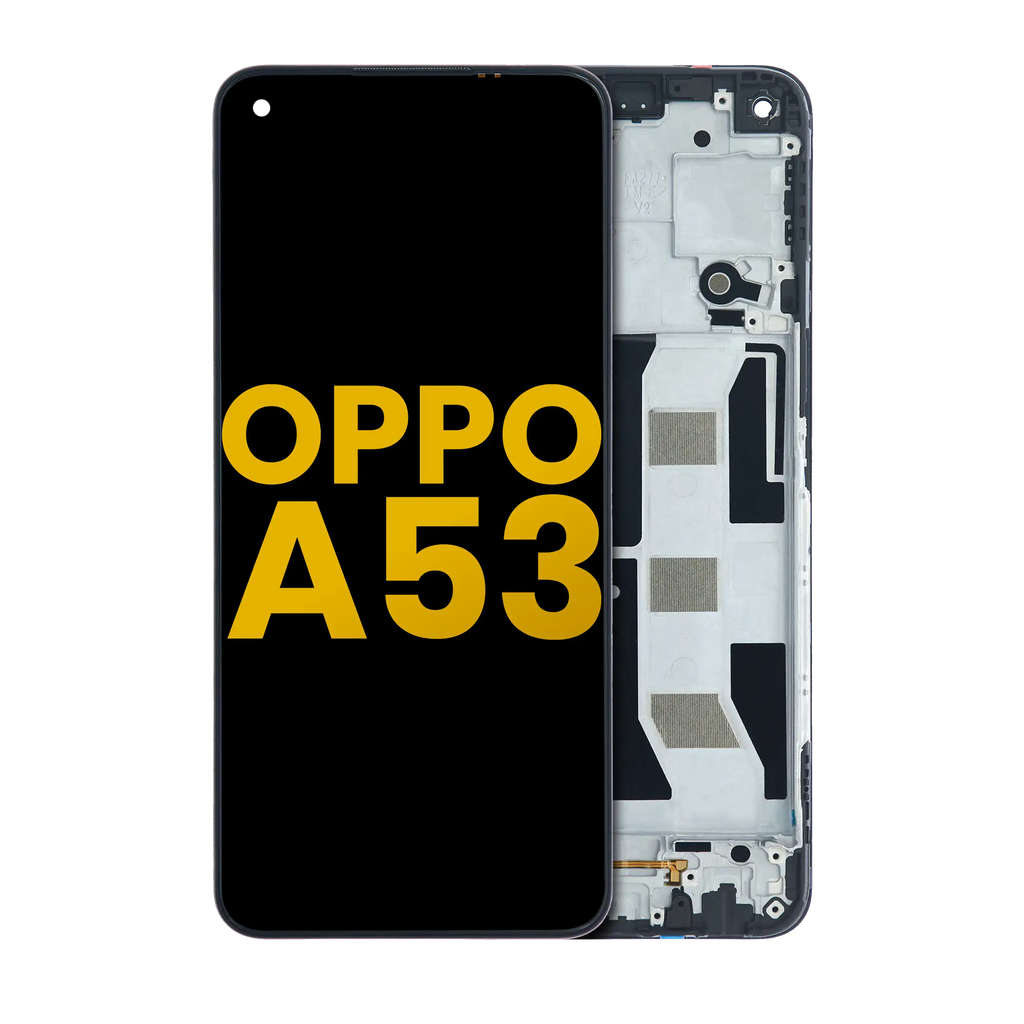 LCD-Display mit Rahmen für OPPO A53 5G (Refurbished) (Alle Farben)