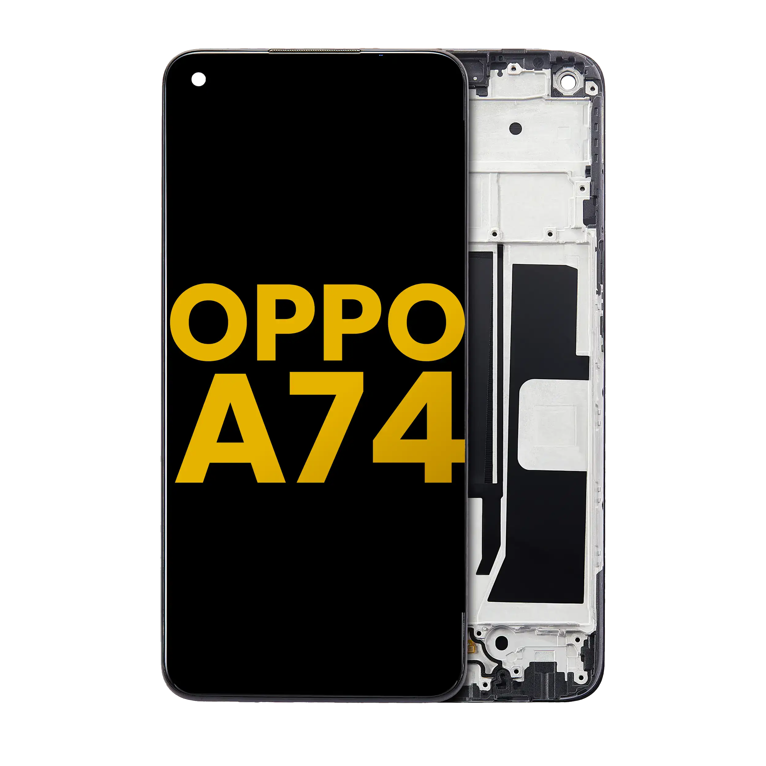 LCD Display with Frame for OPPO A74 5G (Refurbished) (All Colors)