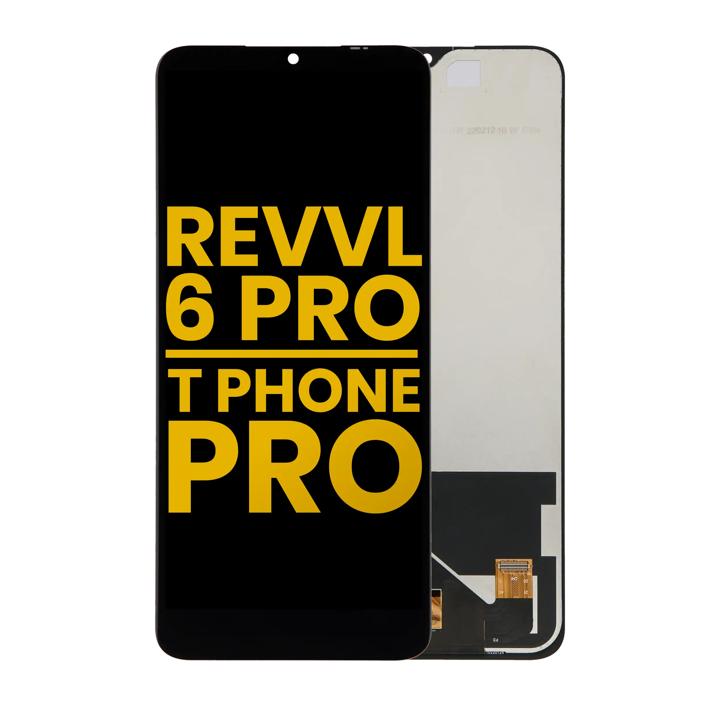 LCD-Display ohne Rahmen für Revvl 6 Pro / T Phone Pro 5G (Generalüberholt) ()