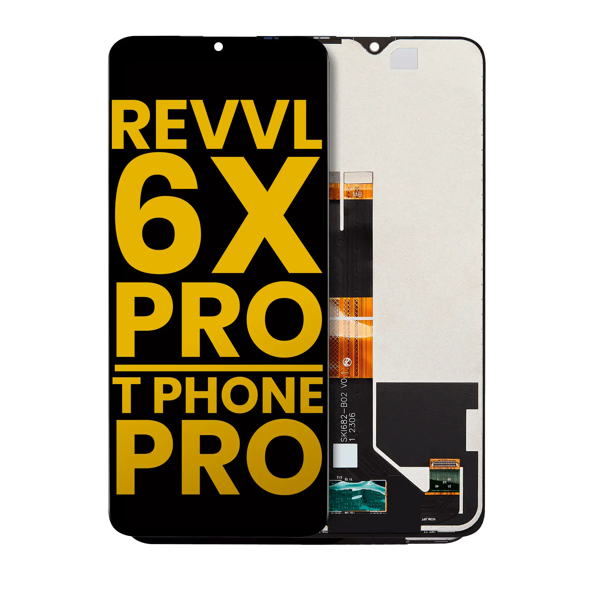 LCD-Display ohne Rahmen für Revvl 6X Pro (Refurbished, alle Farben)