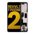 LCD m. Rahmen für T-Mobile Revvl 7 / T Phone 2 5G (Generalüberholt, alle Farben)