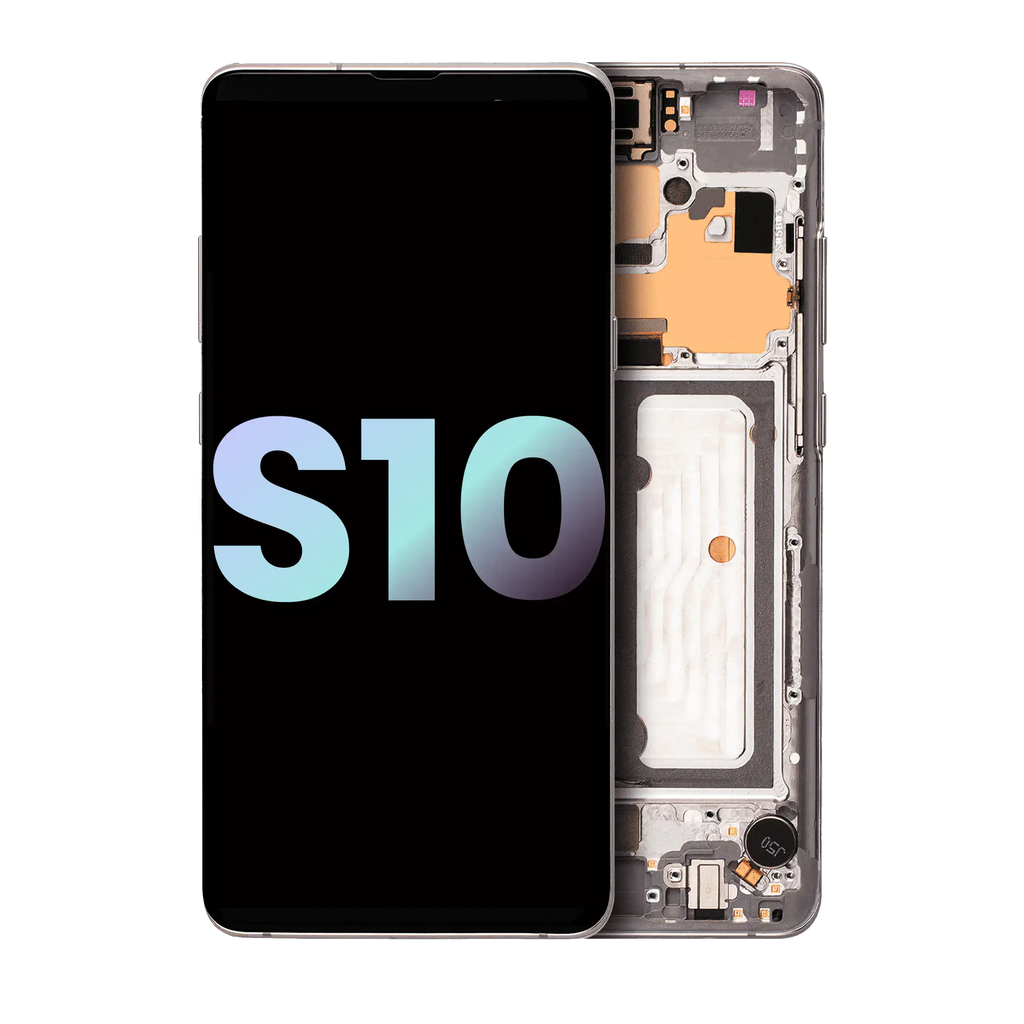 OLED Display with Frame for Samsung Galaxy S10 5G (Service Pack) (Crown Silver)