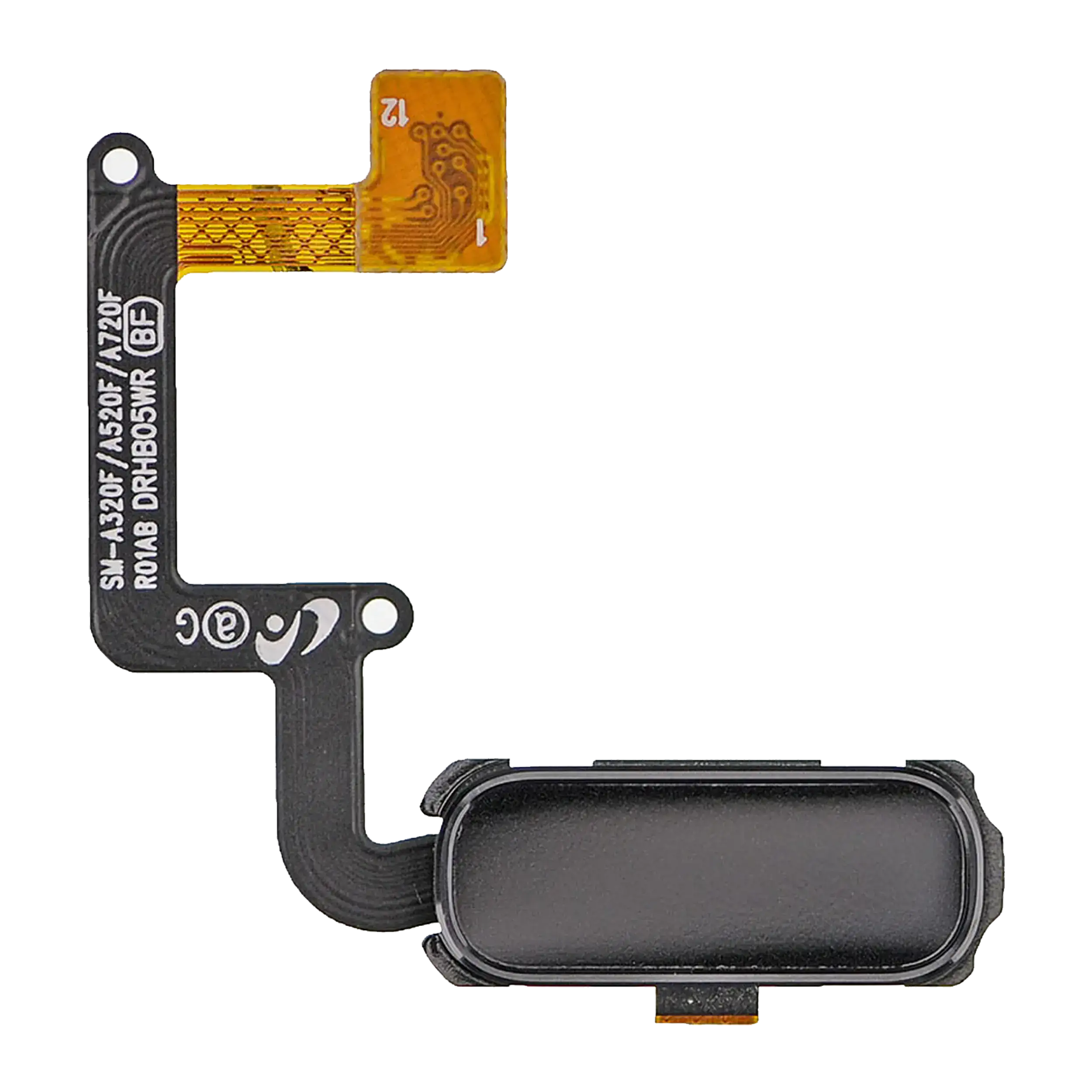 Fingerprint Sensor with Flex Cable for Samsung Galaxy A3 (A320 / 2017) / A5 (A520 / 2017) / A7 (A720 / 2017) (Black)