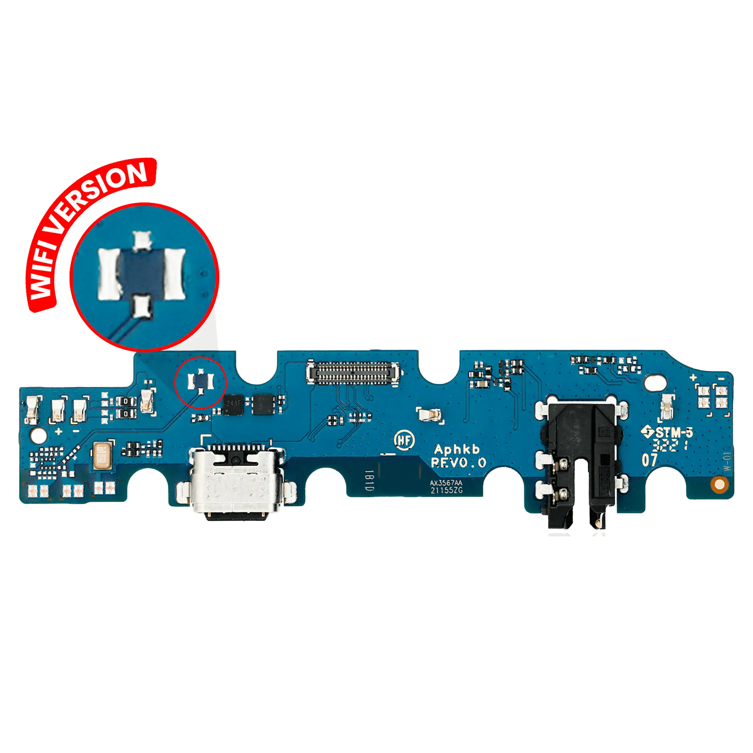 Charging Port with Flex Cable for Samsung Galaxy Tab A7 Lite (T220) (WiFi Version) (Premium)