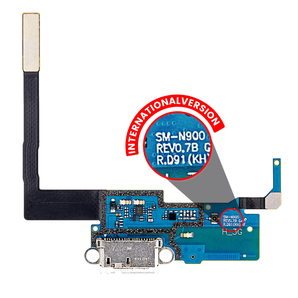 Ladebuchse-Flexkabel für Samsung Galaxy Note 3 N900/N9002