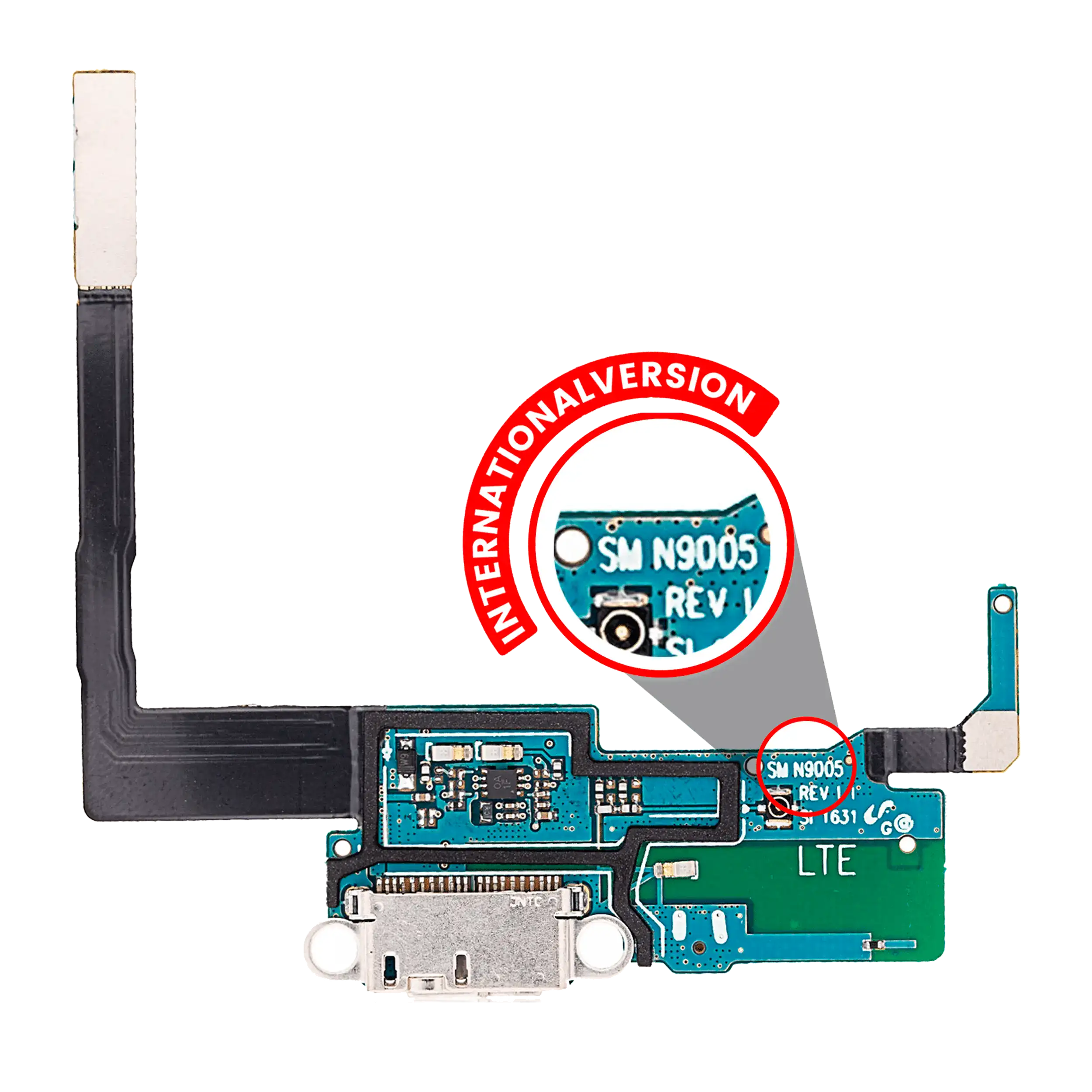 Charging Port Flex Cable for Samsung Galaxy Note 3 (N9005) (International Version)