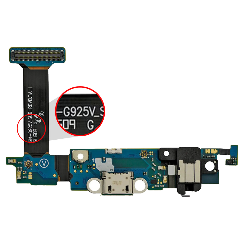 Charging Port Flex Cable for Samsung Galaxy S6 Edge (G925V) (Verizon)