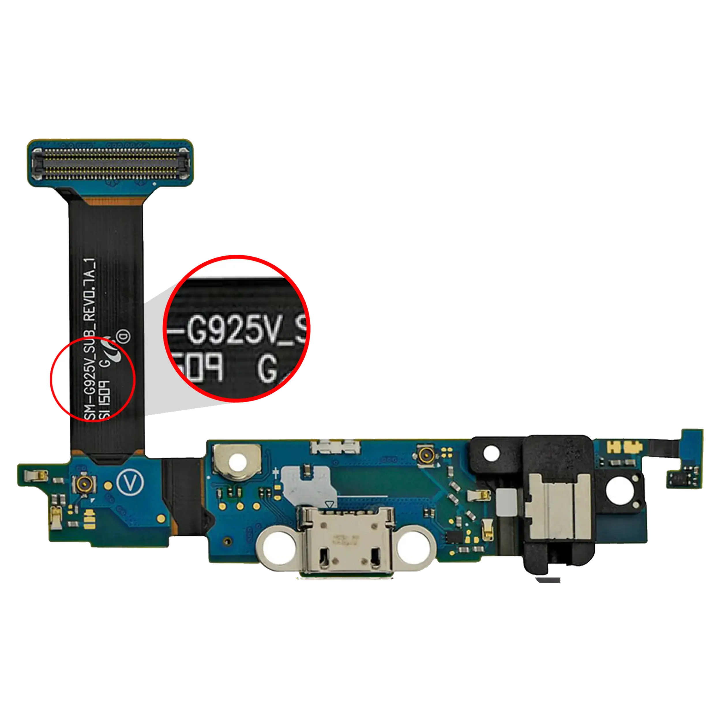 Ladebuchse-Flexkabel für Samsung Galaxy S6 Edge (G925V) (Verizon)
