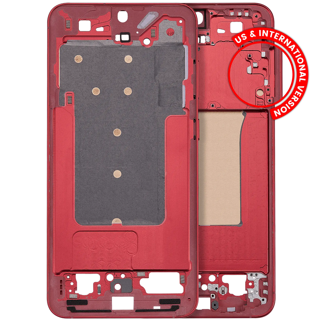 Midframe/Frame for Samsung Galaxy S25 Plus 5G (US & International Version) (Coral Red)