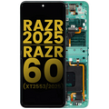 OLED-Display mit Rahmen für Motorola Razr 2025/60, Refurbished, Spring Bud