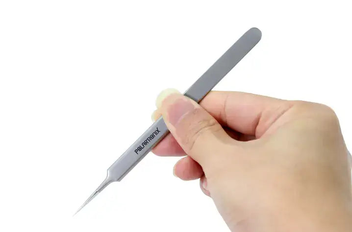 Gerade Mikro-Löt-Pinzette 0.15mm ultrafein nichtmagnetisch ESD PolarTronix