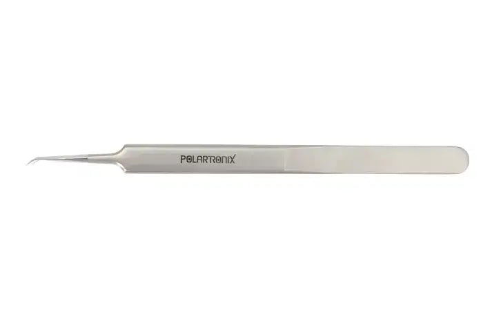 Gebogene Mikrolötpinzette 0.15mm nicht magnetisch ESD-sicher PolarTronix