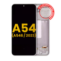 OLED-Display mit Rahmen Samsung Galaxy A54 5G Weiß Refurbished
