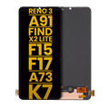 Frameless OLED Display for OPPO Reno 3 / A91 / Find X2 Lite / F15 / F17 / A73 4G / K7 5G (Refurbished) (All Colors)