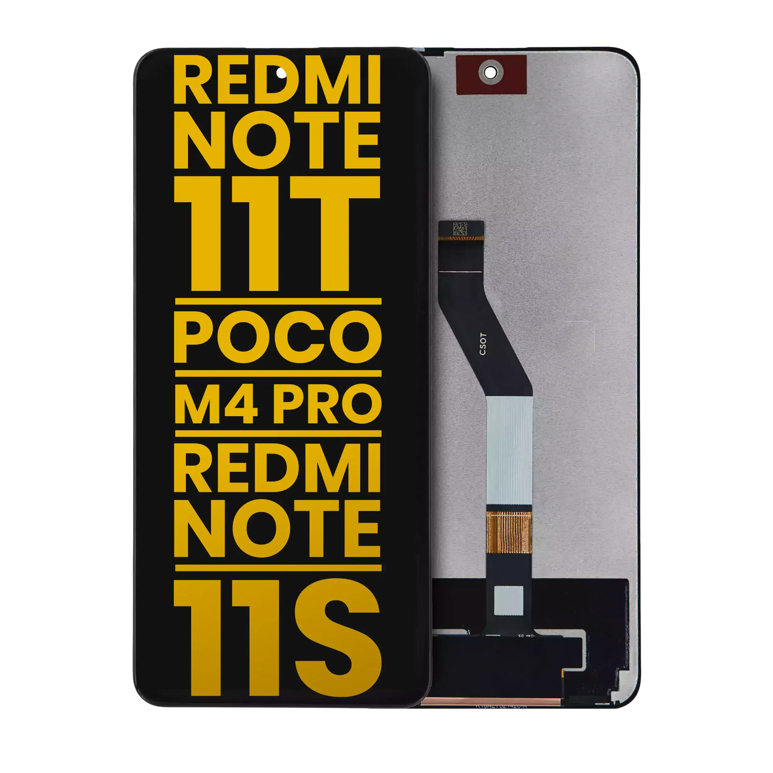 Frameless LCD Display for Xiaomi Redmi Note 11T 5G / Xiaomi Poco M4 Pro 5G / Xiaomi Redmi Note 11S 5G (Refurbished) (All Colors)