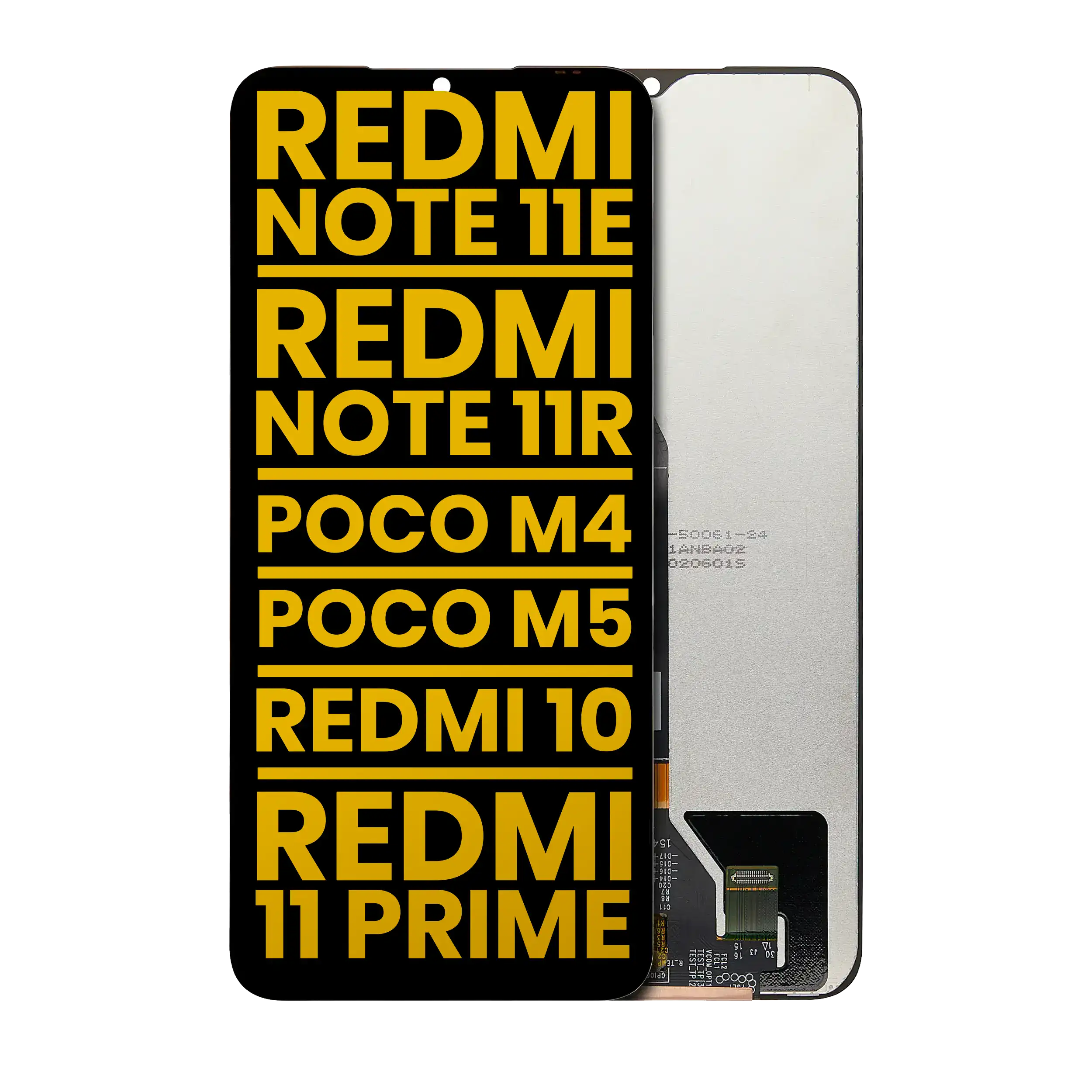 LCD ohne Rahmen für Xiaomi Redmi Note 11E/Poco M4 5G (Refurbished)