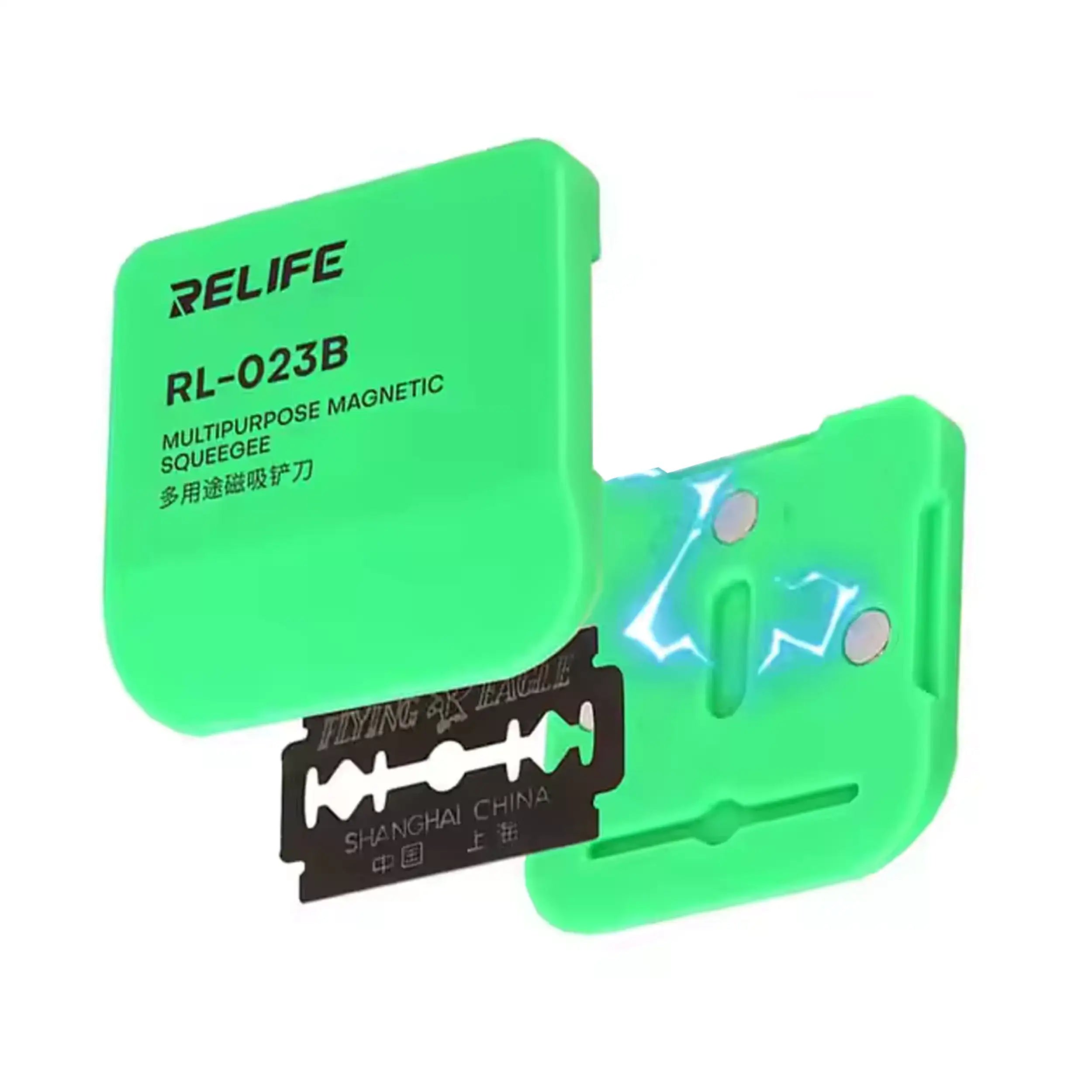Relife RL-023B Magnetisches Squeegee-Öffnungswerkzeug für Smartphones/Tablets