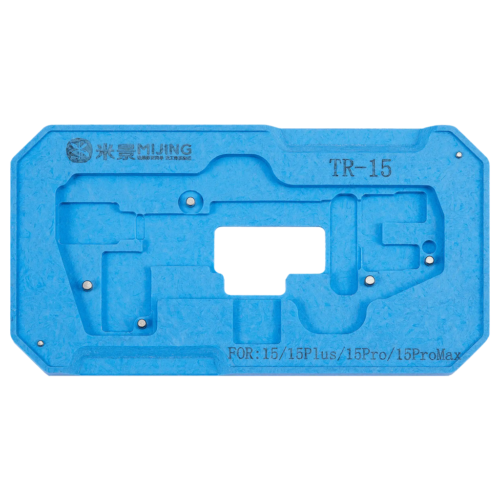 4in1 Reballing-Lötplattform mit Schablone für iPhone 15 Serie Mijing