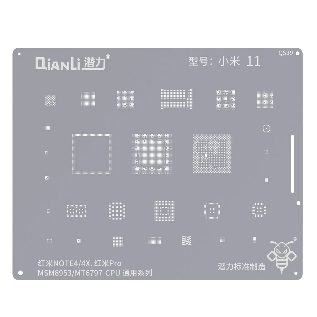 Qianli Bumblebee CPU Schablone für Xiaomi Redmi Note 4/4X/Pro