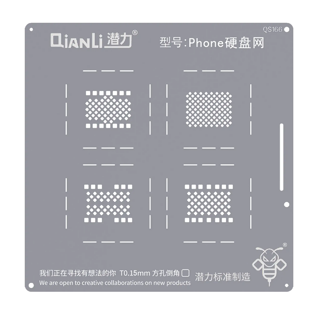 Bumblebee Stencil (QS166) for Smartphone, Hard Drive and Network – Qianli