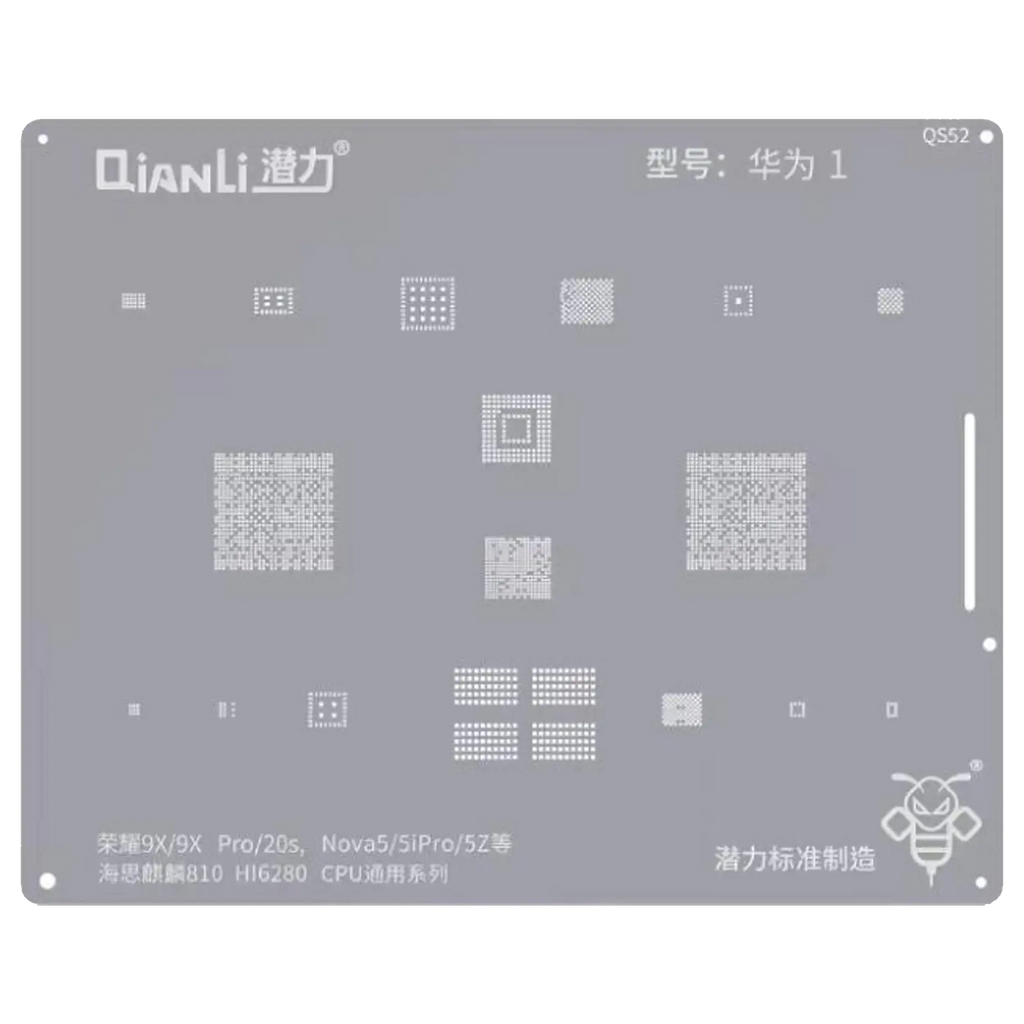 Bumblebee Stencil (QS52) for Huawei Honor 9X / Pro / 20S / Nova 5 / 5i Pro / 5Z (Kirin810) (HI6280) CPU