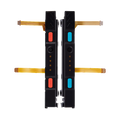 Plastic Rail (Right+Left) with Flex Cable for Nintendo Switch (Red / Blue)