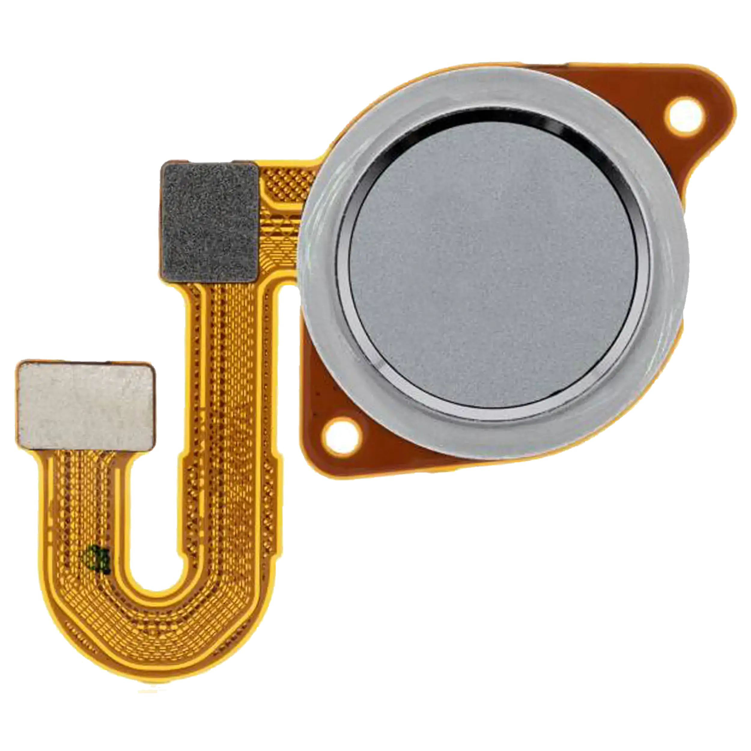 Fingerprint Sensor with Flex Cable for Motorola Moto One 5G Ace (XT2113-1/2 / 2021) (Original OEM) (Frosted Silver)