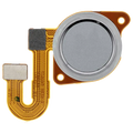 Fingerprint Sensor with Flex Cable for Motorola Moto One 5G Ace (XT2113-1/2 / 2021) (Original OEM) (Frosted Silver)