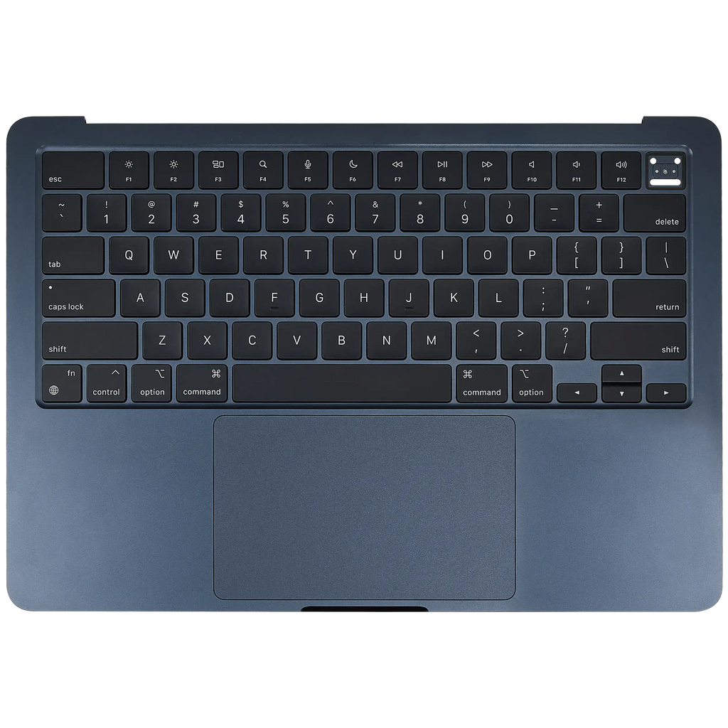 Upper Back Cover/Frame and Keyboard for MacBook Air 13" (A3113 / Mid 2024) (Midnight) (US Keyboard)