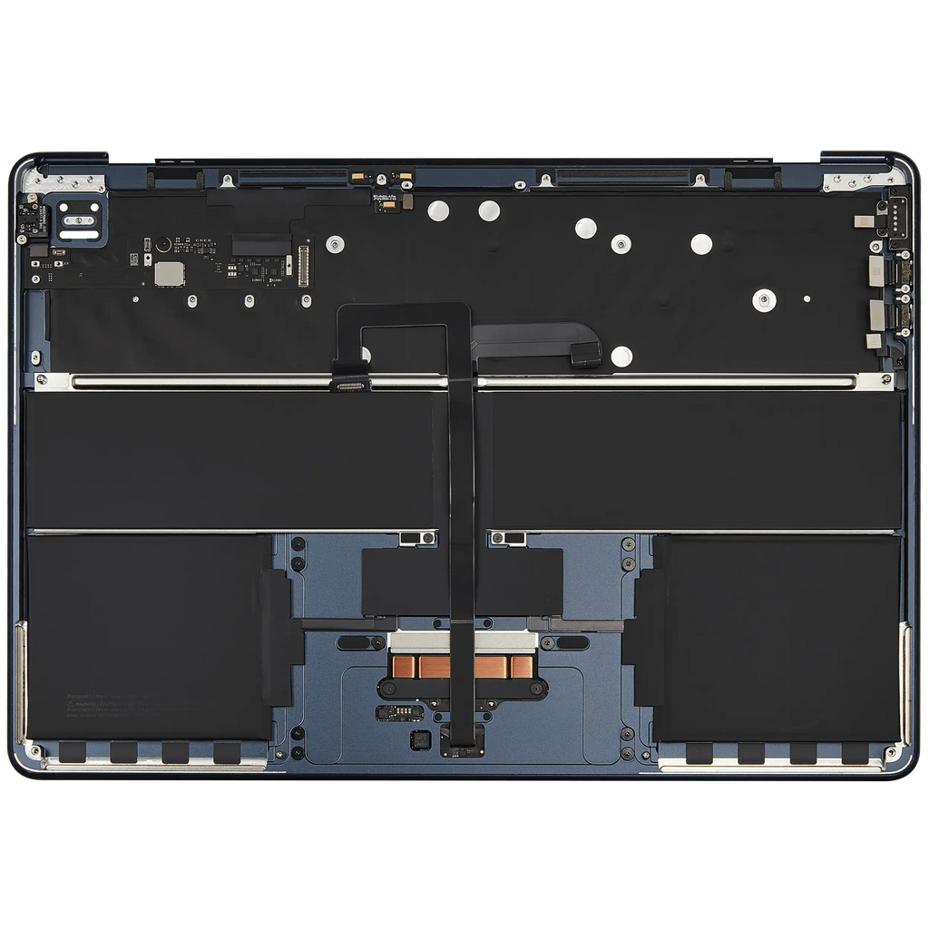 Upper Back Cover/Frame and Keyboard for MacBook Air 13" (A3113 / Mid 2024) (Midnight) (US Keyboard)