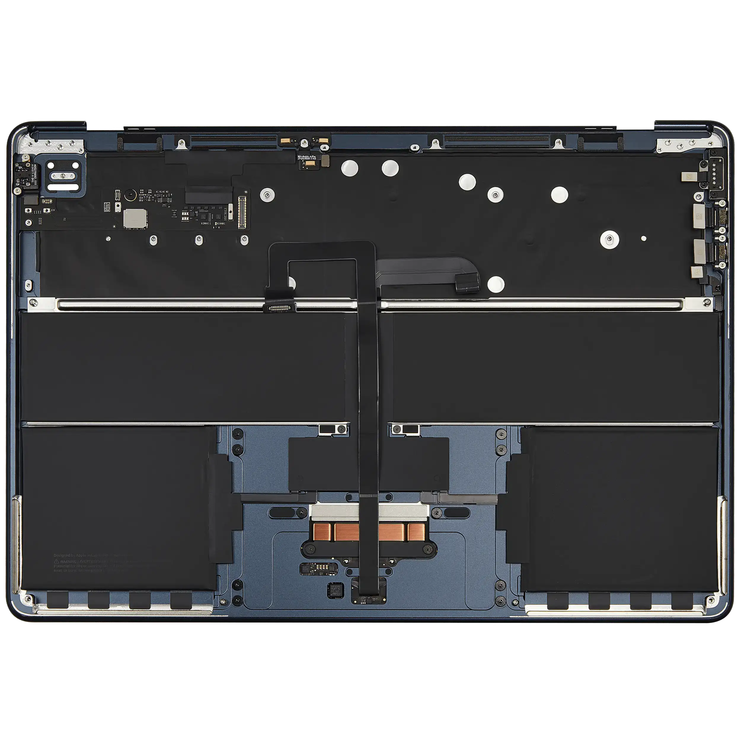 Upper Back Cover/Frame and Keyboard for MacBook Air 13" (A3113 / Mid 2024) (Midnight) (US Keyboard)