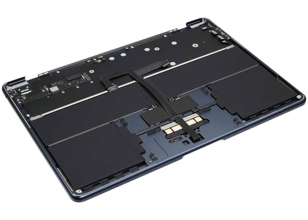 Upper Back Cover/Frame and Keyboard for MacBook Air 13" (A3113 / Mid 2024) (Midnight) (US Keyboard)
