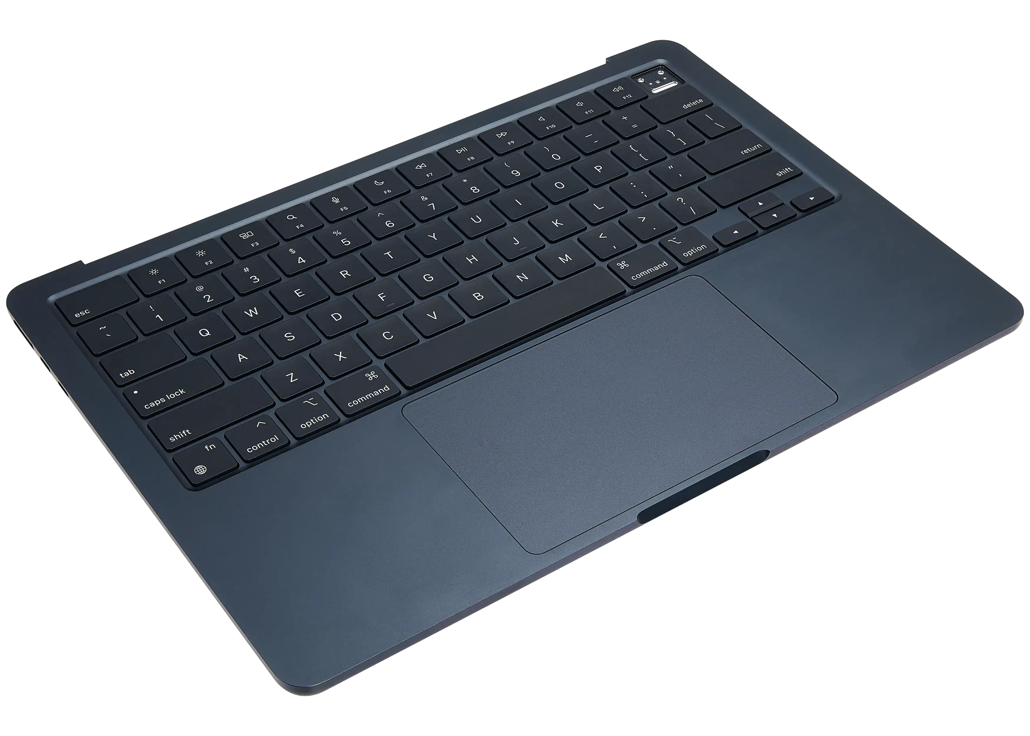 Upper Back Cover/Frame and Keyboard for MacBook Air 13" (A3113 / Mid 2024) (Midnight) (US Keyboard)