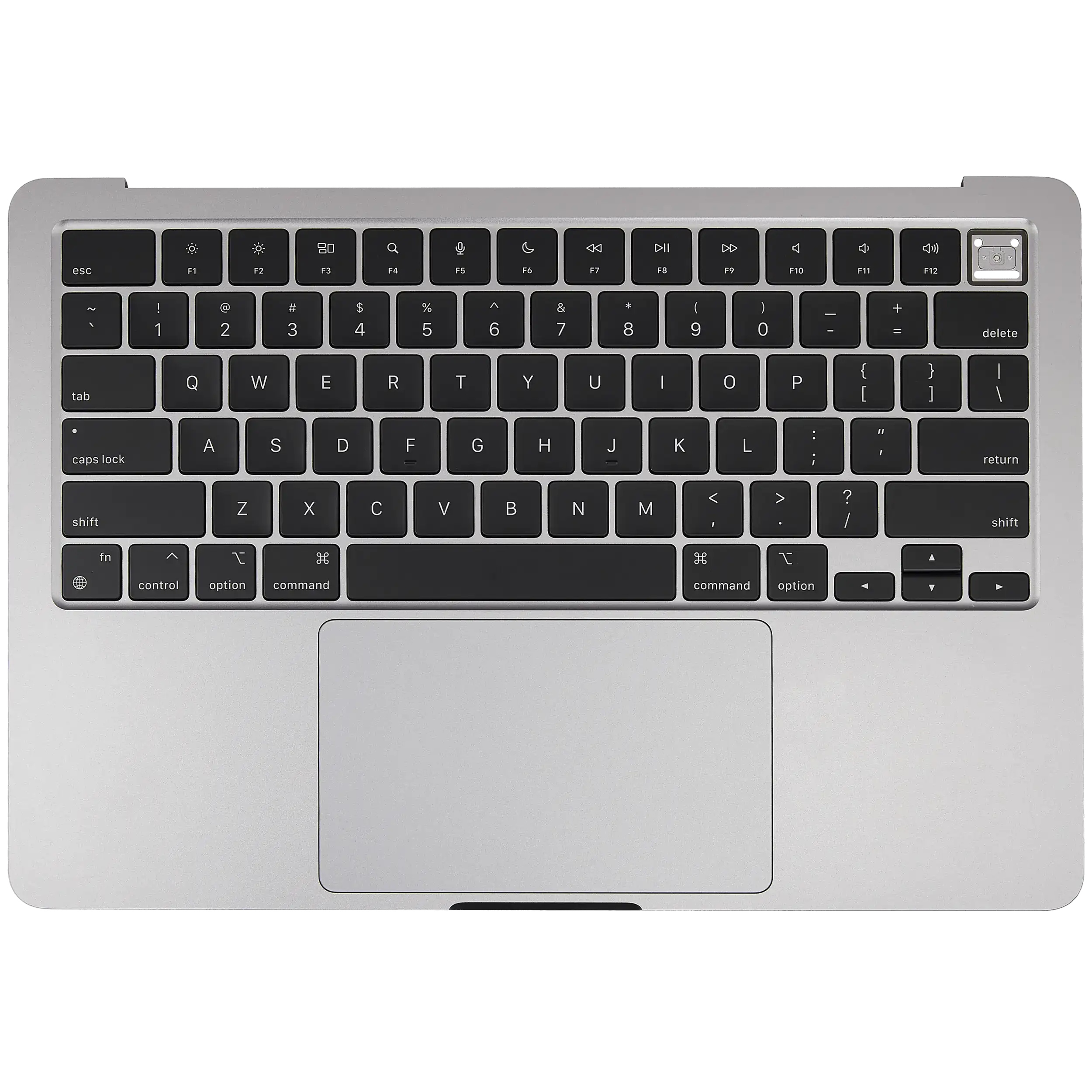 Top Case with Battery and Keyboard for MacBook Air 13" (A3113 / Mid 2024) (Space Gray) (US Keyboard)
