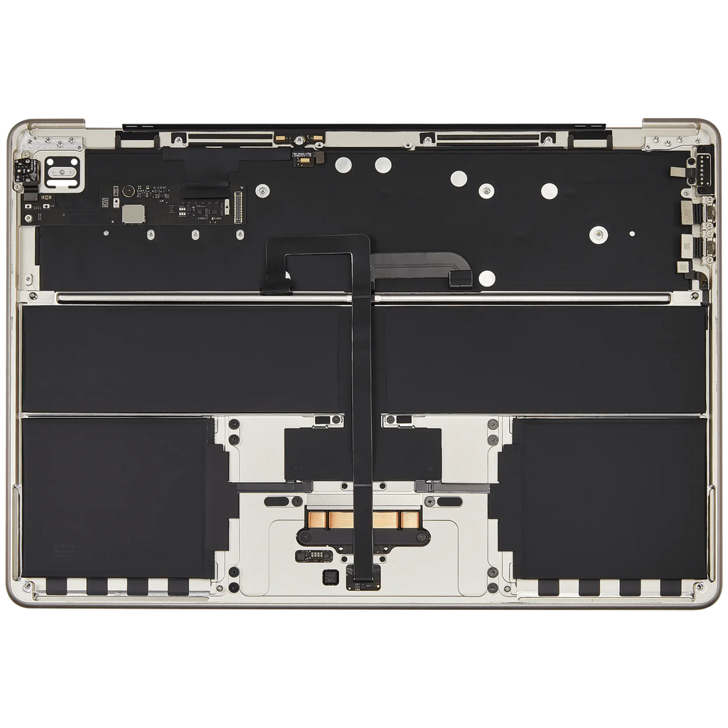 Top Case with Battery and Keyboard for MacBook Air 13" (A3113 / Mid 2024) (Starlight) (US Keyboard)