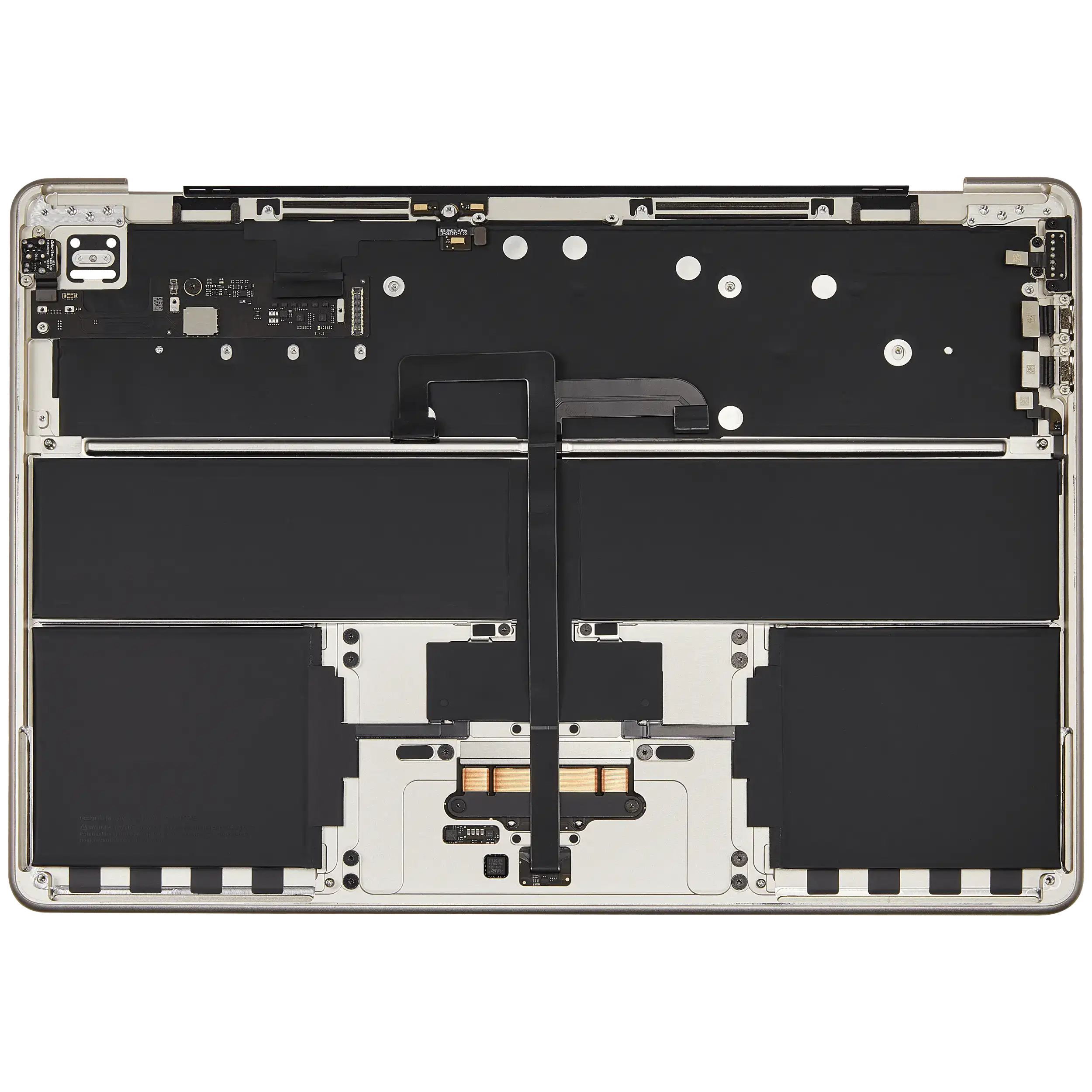 Top Case with Battery and Keyboard for MacBook Air 13" (A3113 / Mid 2024) (Starlight) (US Keyboard)