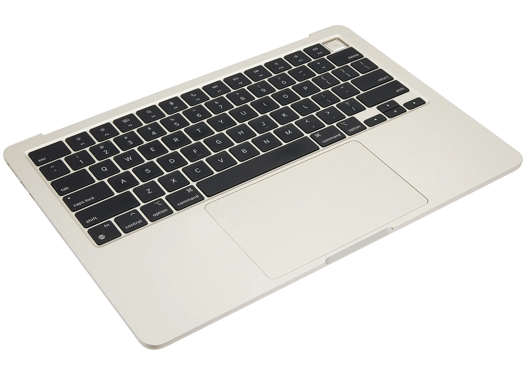 Top Case with Battery and Keyboard for MacBook Air 13" (A3113 / Mid 2024) (Starlight) (US Keyboard)