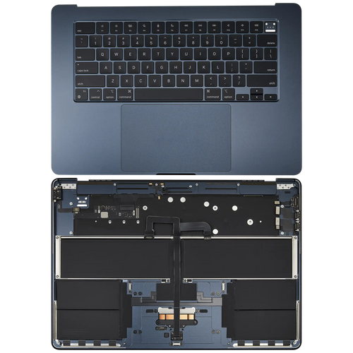 Apple MacBook Air 15" A3114 Topcase Akku Tastatur Midnight US