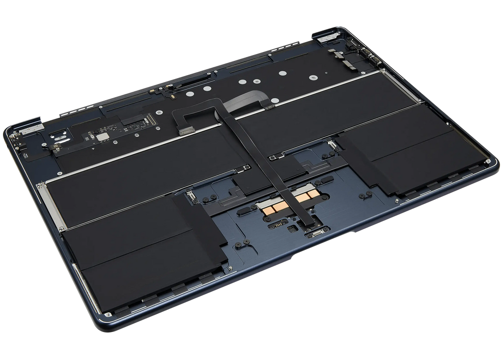 Top Case with Battery and Keyboard for MacBook Air 15" (A3114 / Mid 2024) (Midnight) (US Keyboard)