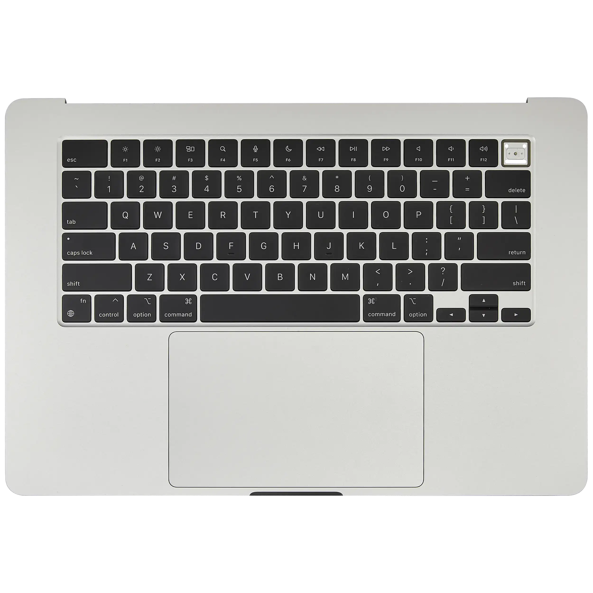 Topcase m. Akku & Tastatur f. MacBook Air 15" A3114 Silber US