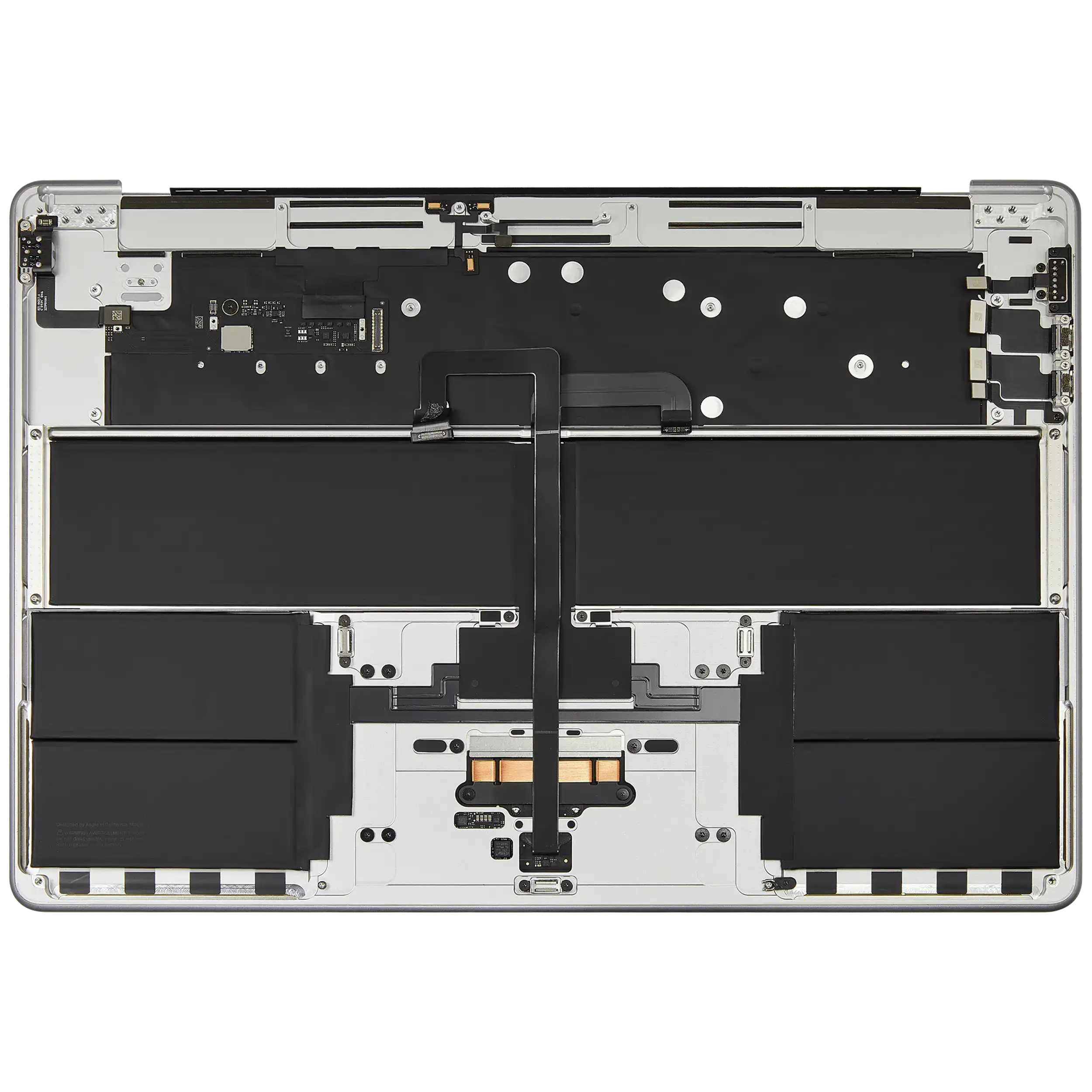 Topcase m. Akku & Tastatur f. MacBook Air 15" A3114 Silber US