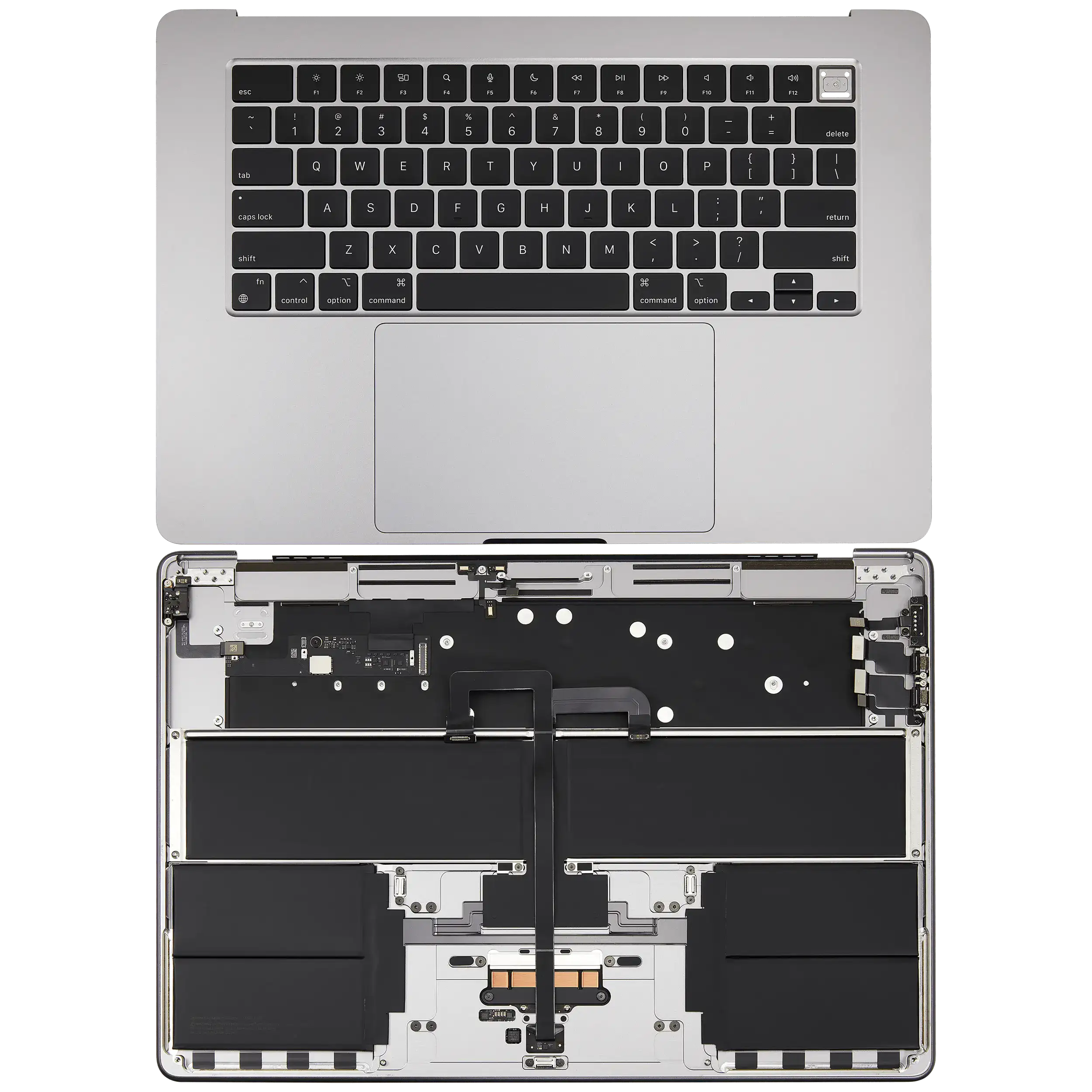 Topcase mit Akku & Tastatur MacBook Air 15" A3114 Space Gray US-Tastatur