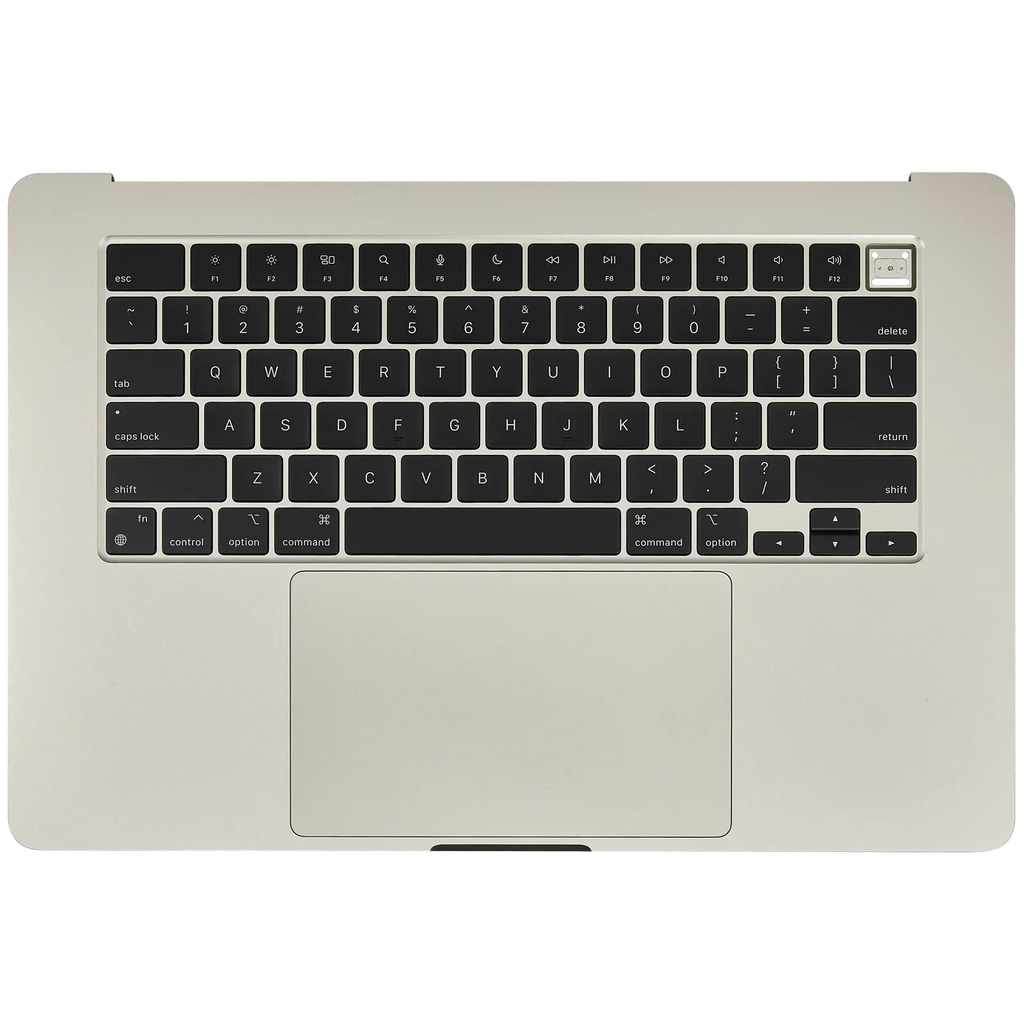 Top Case with Battery and Keyboard for MacBook Air 15" (A3114 / Mid 2024) (Starlight) (US Keyboard)