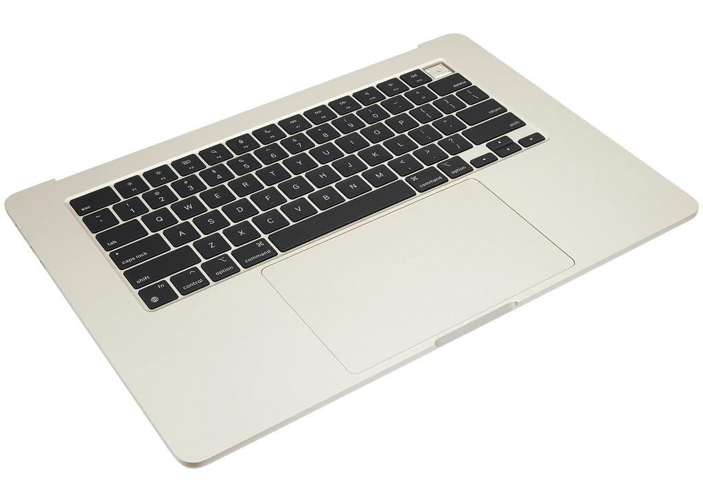 Top Case with Battery and Keyboard for MacBook Air 15" (A3114 / Mid 2024) (Starlight) (US Keyboard)