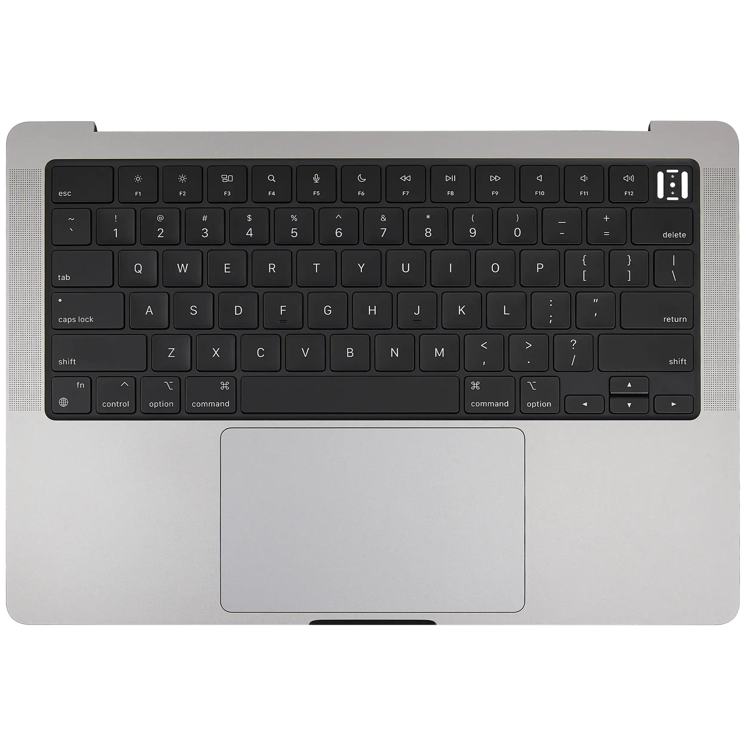 Top Case mit Keyboard (ANSI US) für MacBook Pro 14" A2918 (2023) (Space Grau)