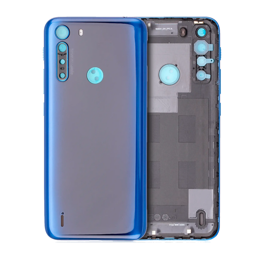 Backcover Glass für Motorola One Fusion (XT2073 / 2020) (Deep Sapphire Blue)