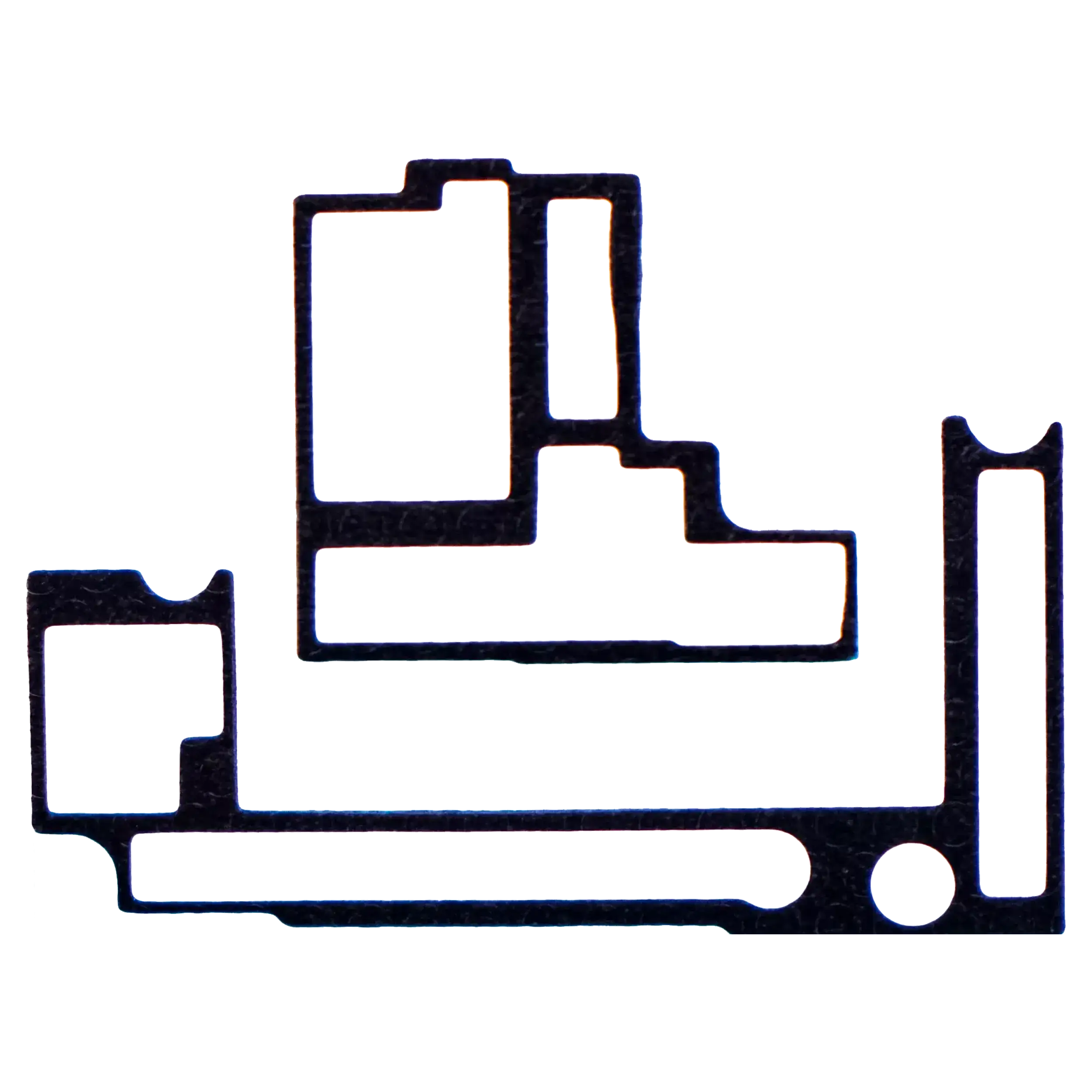 Mainboard Inline-Isolatoraufkleber für iPhone XR (2er-Set) (10er-Pack)
