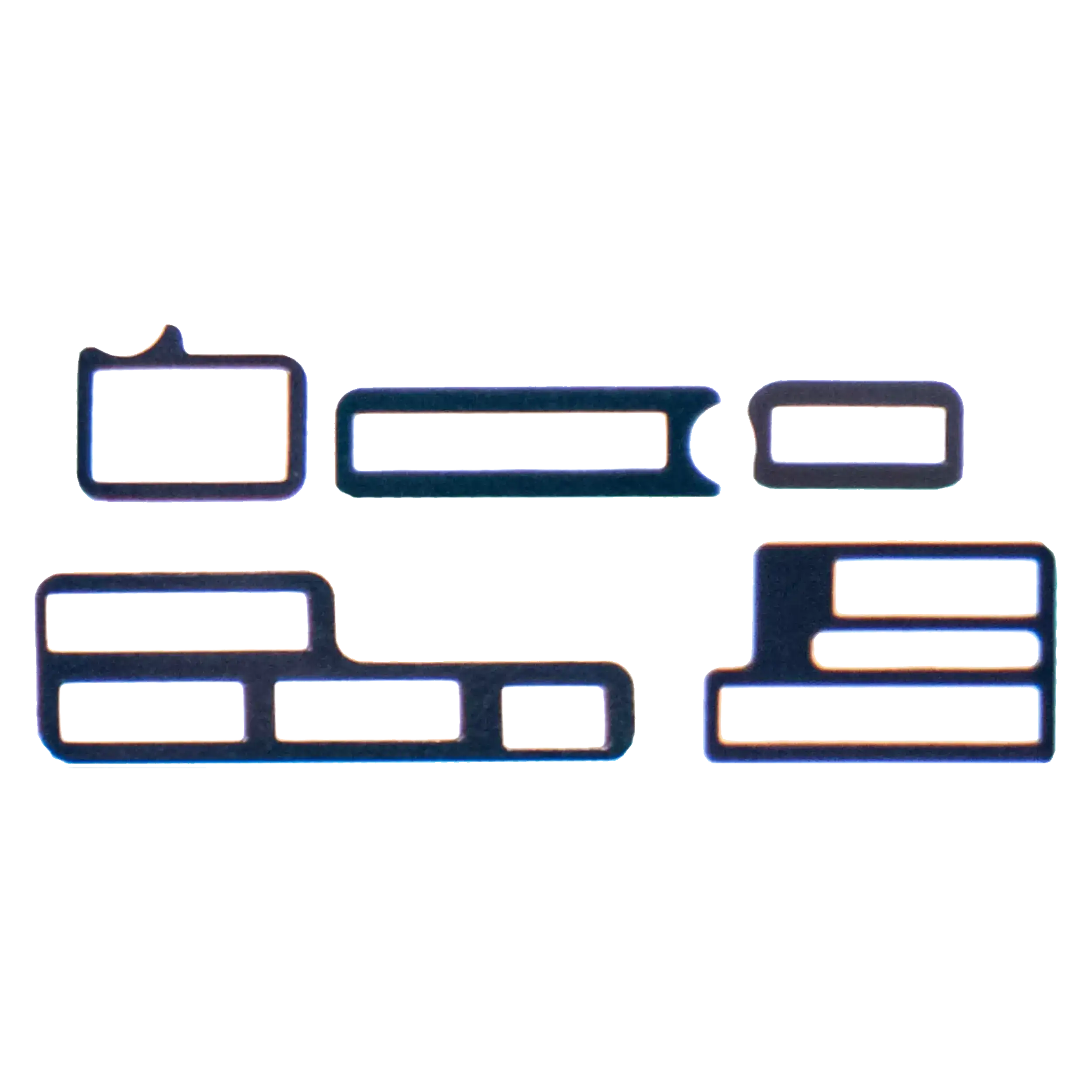 Mainboard Inline Isolatoraufkleber für iPhone 7 Plus (5 Stück Set) (10 Pack)