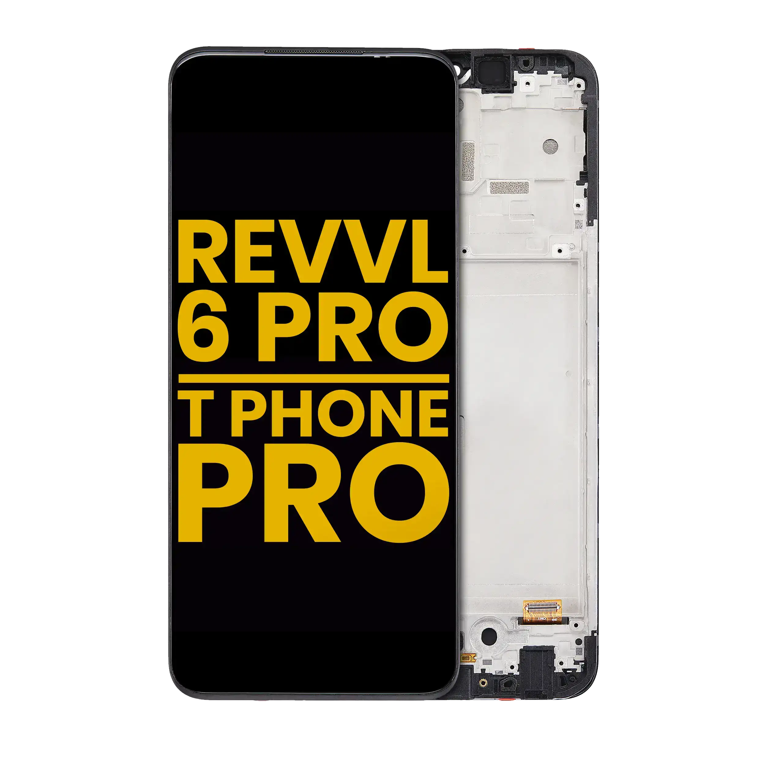 LCD Assembly with Frame for T-Mobile Revvl 6 Pro / T Phone Pro 5G (Refurbished) (All Colors)